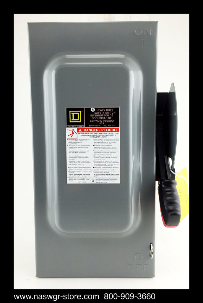 HU362 ~ Unused Surplus Square D HU362 Heavy Duty Safety Switch