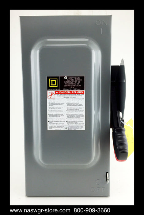HU362 ~ Unused Surplus Square D HU362 Heavy Duty Safety Switch