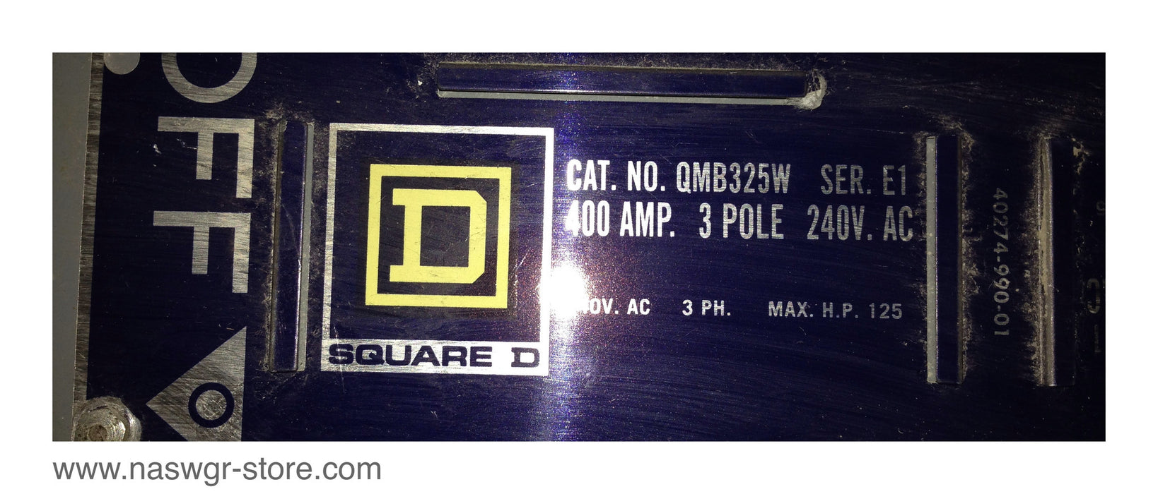 QMB325W - Square D QMB325W Panel Board Switch - 400 Amps