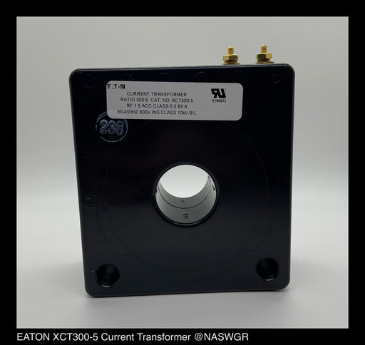 Eaton XCT300-5 External Current Transformer - 300:5 - Unused Surplus