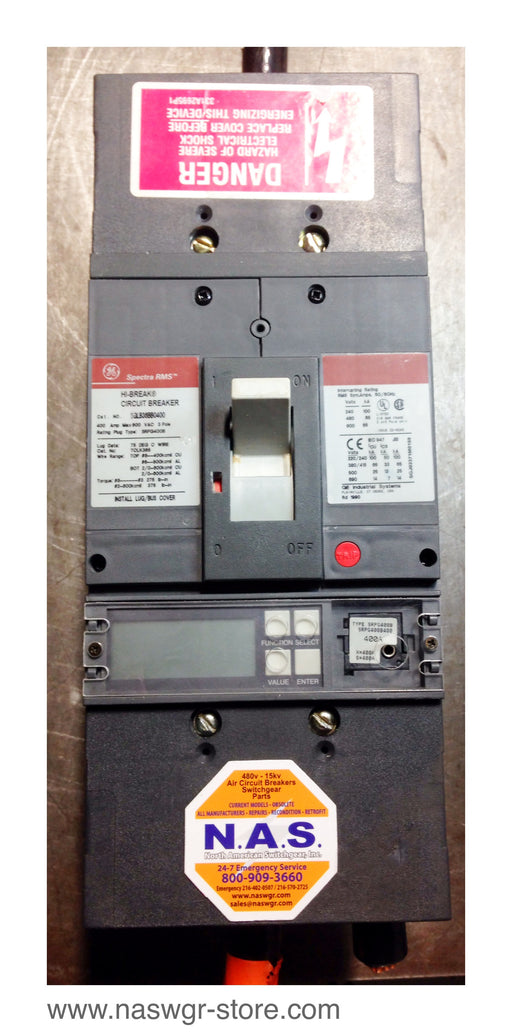 GE Spectra SGLB36BB0400 Circuit Breaker - 400 Amp