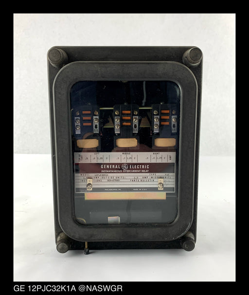 GE 12PJC32K1A Instantaneous Overcurrent Relay - 1.5 Amp