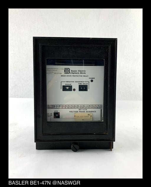 Basler BE1-47N Voltage Phase Sequence Relay Model: E3E E10 A0NOF