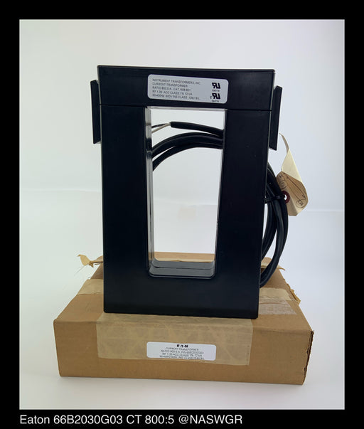 Eaton M080-801 Split Core Current Sensor - 800:5 - Unused Surplus