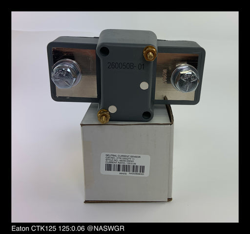 Eaton CTK125 Neutral Current Sensor - 125:0.06 - Unused Surplus