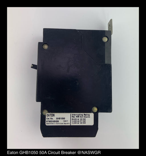 Eaton GHB1050 Molded Case Circuit Breaker ~ 50 Amp - Unused Surplus