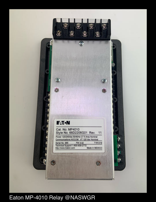 Eaton MP-4000, 66D2206G01 Motor Protection Relay - Unused