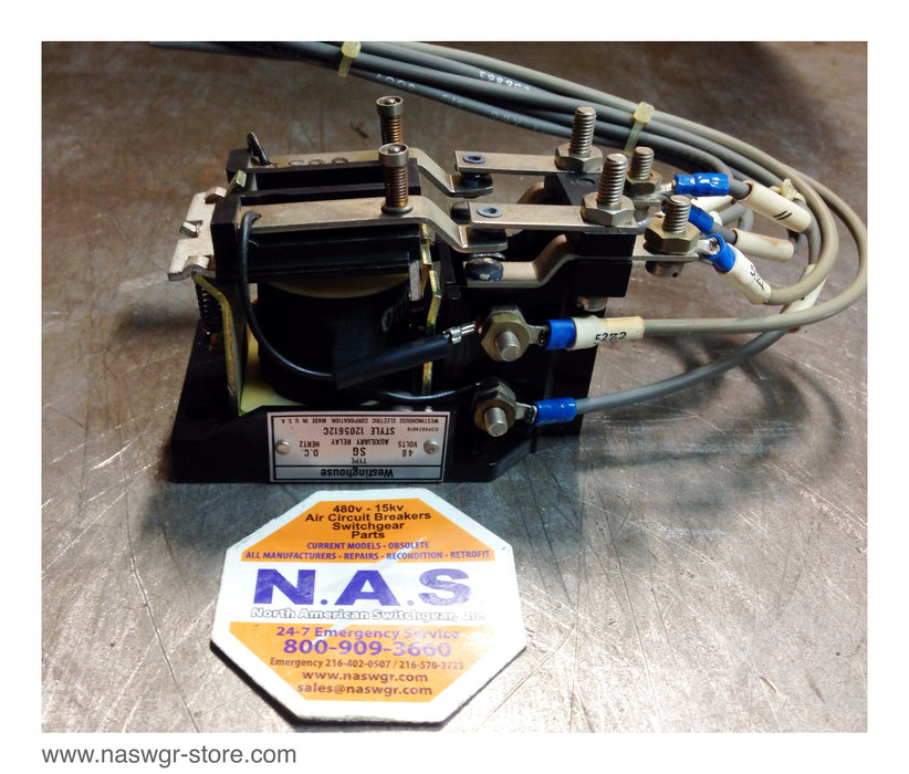 1205612C , Westinghouse 1205612C Auxiliary Relay