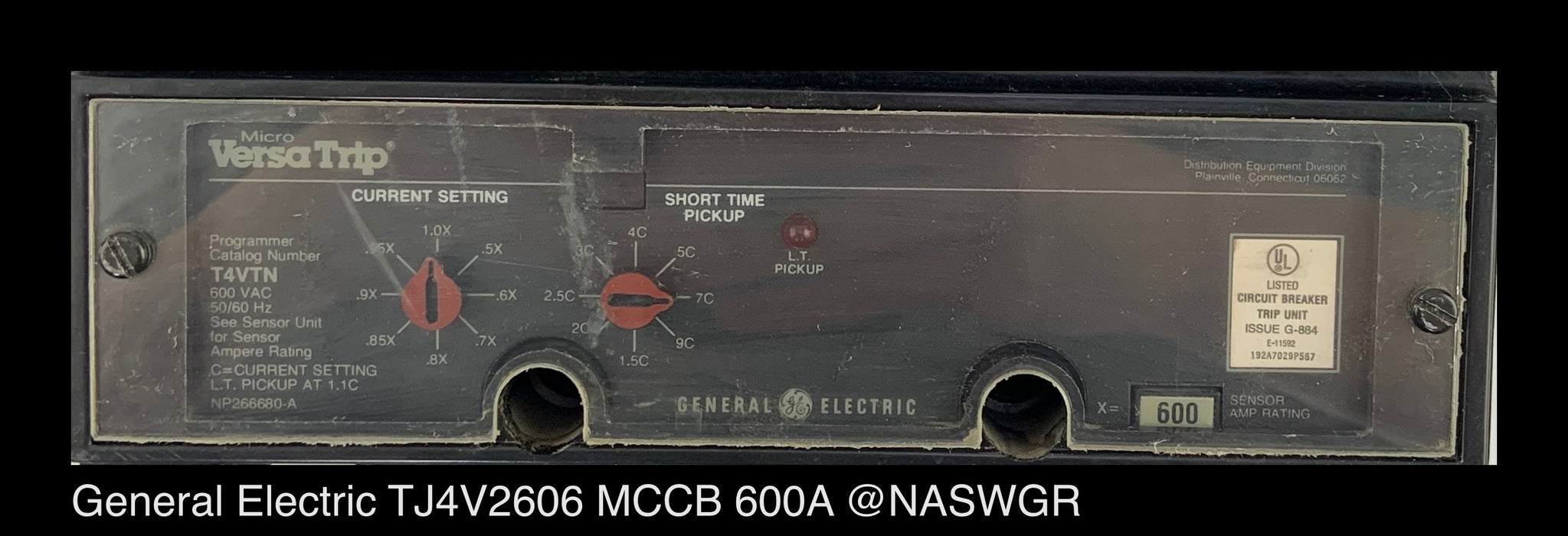General Electric TJ4V2606 Molded Case Circuit Breaker - 600 Amp