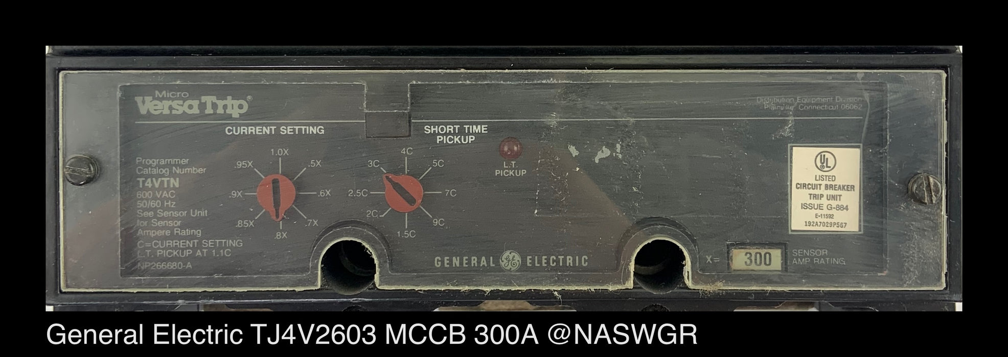 General Electric TJ4V2603 Molded Case Circuit Breaker - 300 Amp