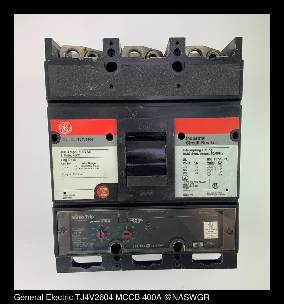 General Electric TJ4V2604 Molded Case Circuit Breaker - 400 Amp