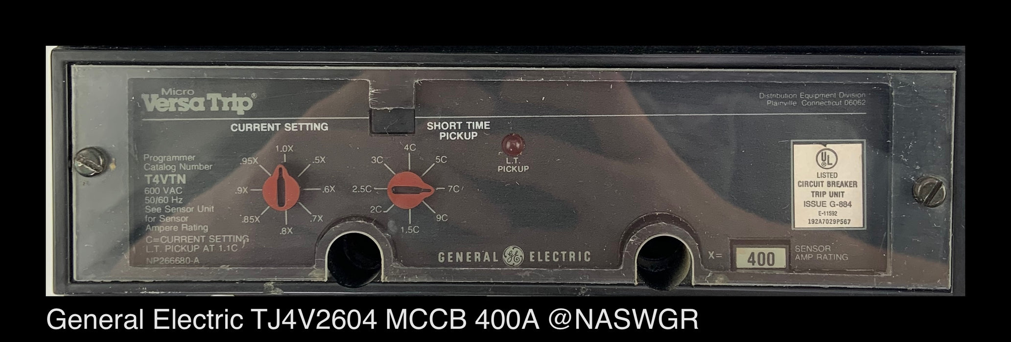 General Electric TJ4V2604 Molded Case Circuit Breaker - 400 Amp