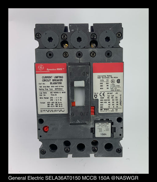 General Electric SELA36AT0150 Molded Case Circuit Breaker ~ 150A