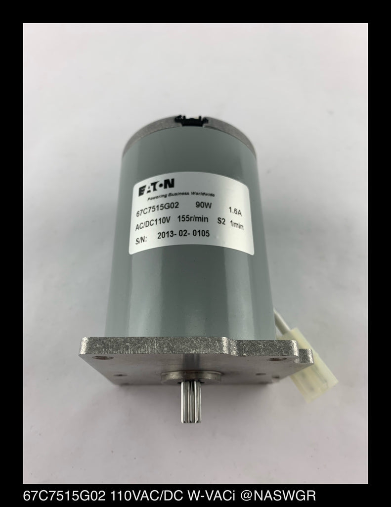 67C7515G02 EATON W-VAC Spring Charging Motor 110-125 Vdc 65A7013G04