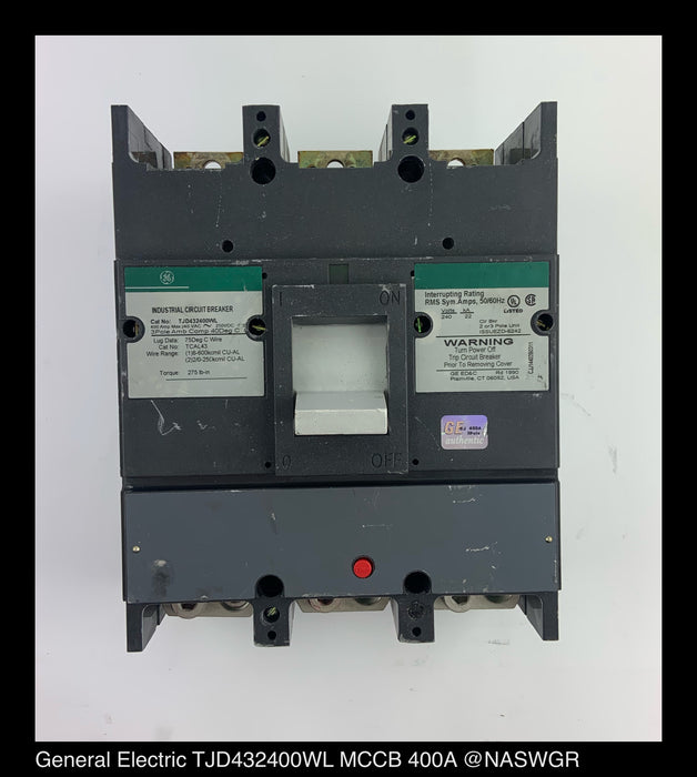 General Electric TJD432400 Molded Case Circuit Breaker ~ 400A