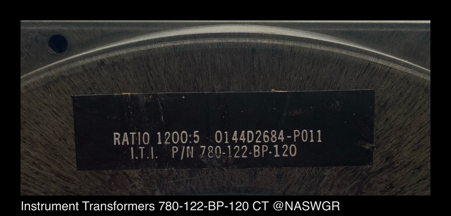 Instrument Transformers 780-122-BP-120 Current Transformer