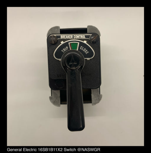 General Electric 16SB1B11X2 Breaker Control Switch