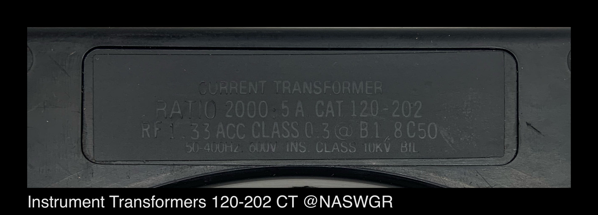 Instrument Transformers 120-202 Current Transformer ~ 2000:5