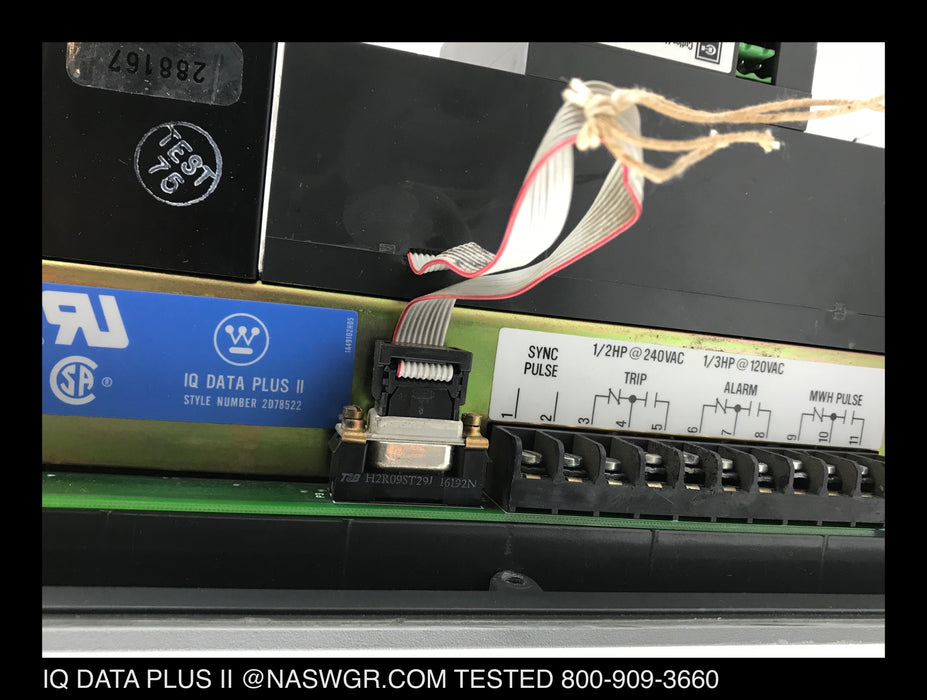 Westinghouse 2D78522 IQ DATA PLUS II , 5275C54G01 , 5281C55G01