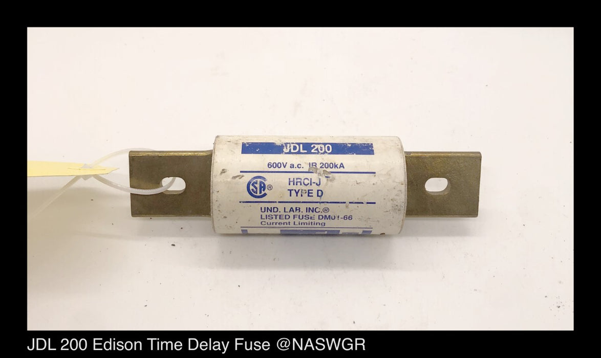 JDL 200 Edison Time Delay Fuse