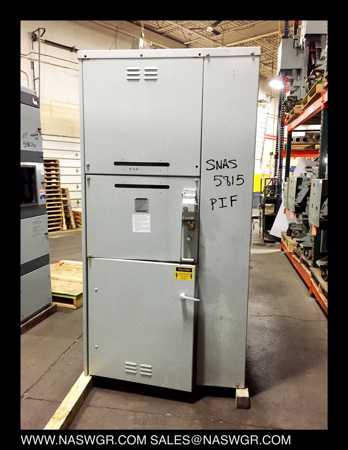 interrupter gear General Electric PIF Style Load Interrupter Switch ~ 15kV 600 amp GE P — North American Switchgear Store