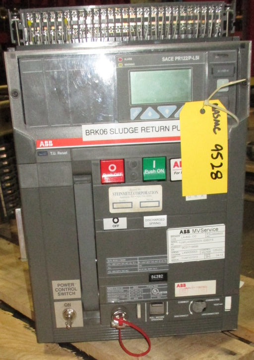 ABB SACE E1B-A 02, LA-800-CIC Circuit Breaker (E/O,D/O) - 100 Amp