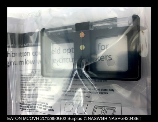 Eaton Magnum MCOVH Pushbutton Cover - Unused Surplus 2C12890G02