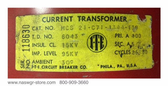 MCS21-C71-1344-130 ~ ITE MCS21-C71-1344-130 Current Transformer