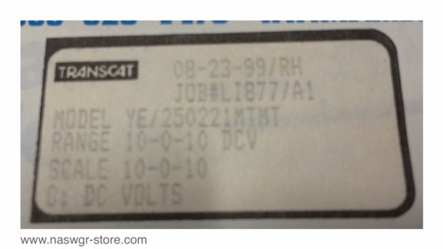 YE/250221MTMT ~ Unused Surplus in Box YOKOGAWA YE/250221MTMT D-C Meter