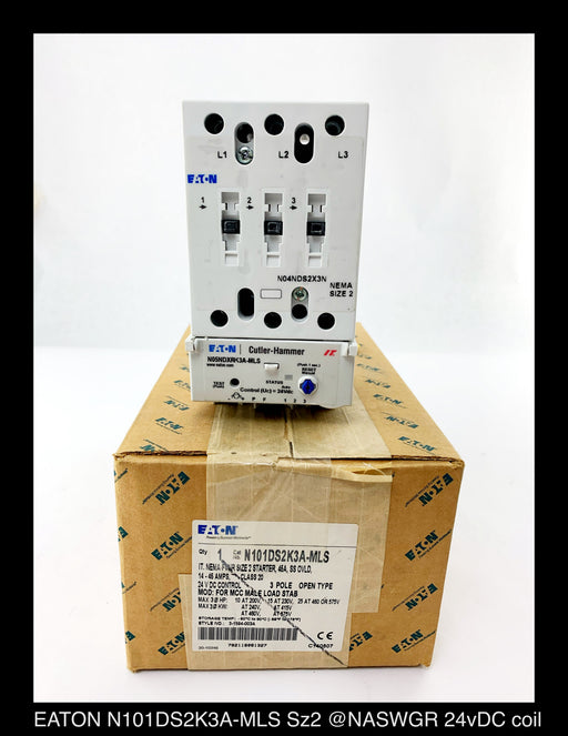 Eaton N101DS2K3A-MLS IT. Electro-Mechanical Starter - 45A/24v - Unused