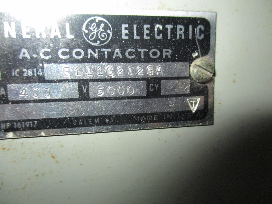 IC2814E111C212GA General Electric IC2814 AC Contactor