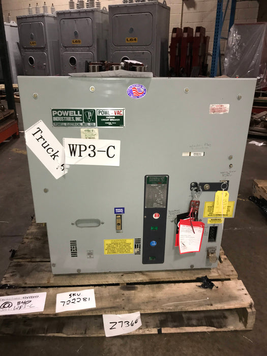 Powell Powl-Vac 05PV0250-31 Vacuum Circuit Breaker (E/O,D/O) - 1200 Amp