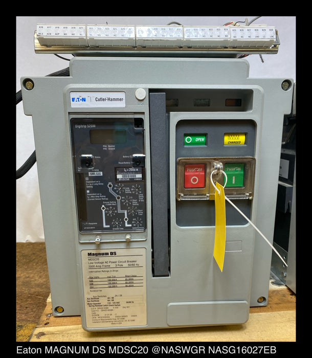 Eaton Magnum DS MDSC20 Circuit Breaker (E/O,B/I) - 2000 Amp
