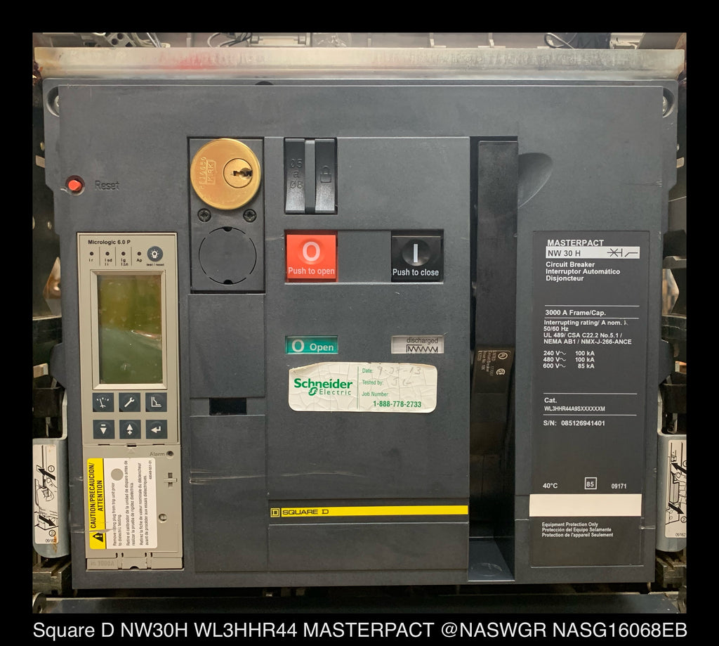 Square D MasterPact NW30H Circuit Breaker (M/O,D/O) - 3000 Amp
