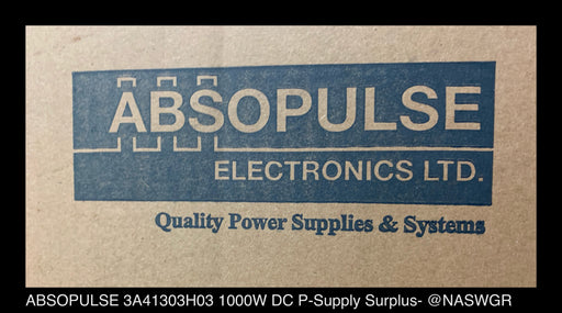 3A41303H03 / HBE 1K-E/135UTA-S7595 ABSOPULSE 1000W Switching Power Supply