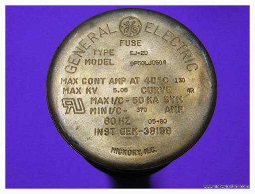9F60LJD504 ~ GE 9F60LJD504 Fuse