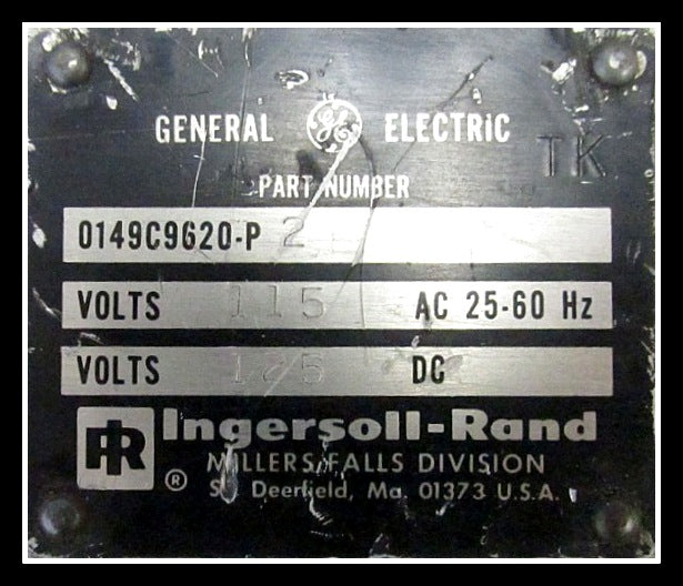 General Electric 0149C9620-P2 Magneblast Elevating Motor