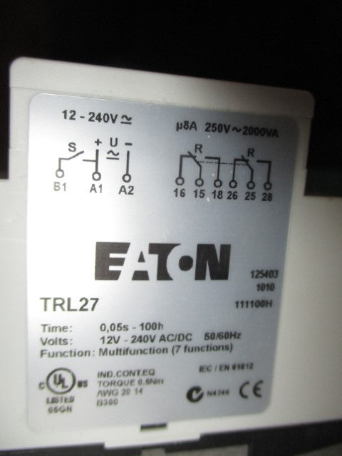 TRL27 - Eaton - TRL27 Time Delay