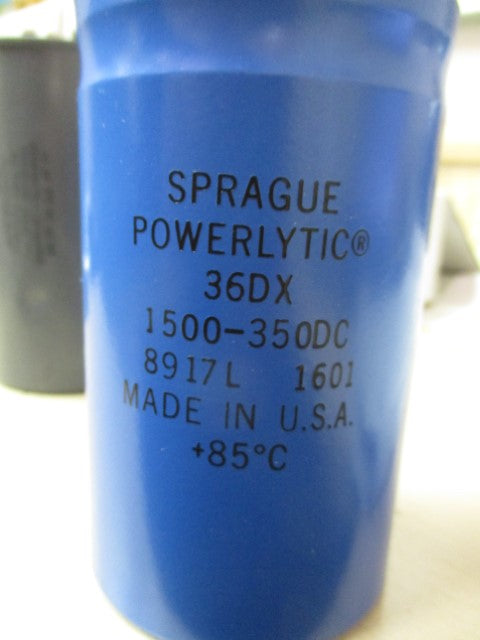 1500-350DC - Sprague Powerlytic - Capcitor