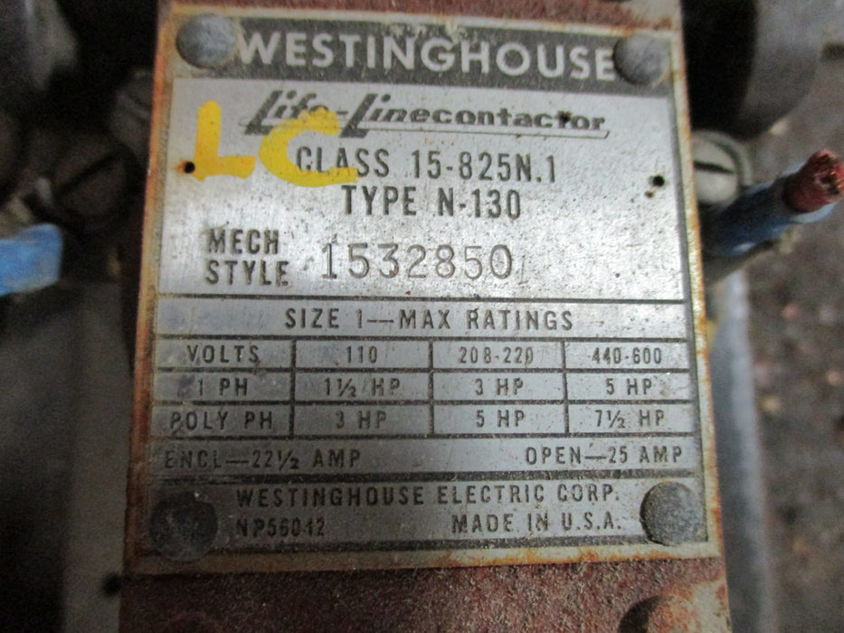 1532850 - Westinghouse  Contractor