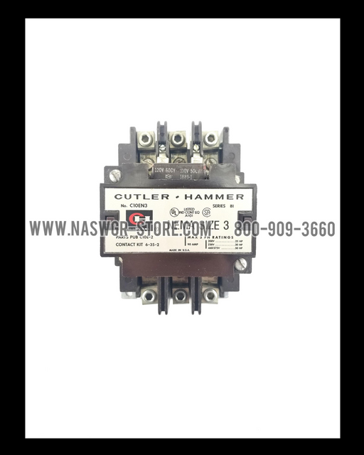 Cutler Hammer C10EN3 Nema Size 3 Contactor