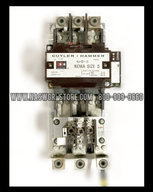 Cutler Hammer A11GN0 Nema Size 5 Contactor