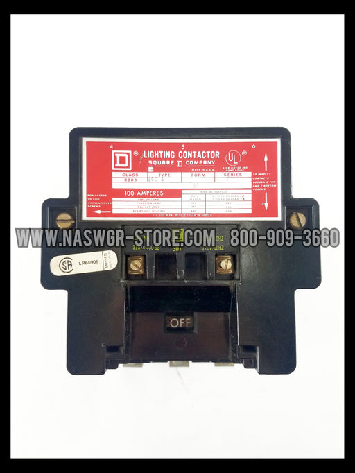 Square D 8903SQ02 Lighting Contactor