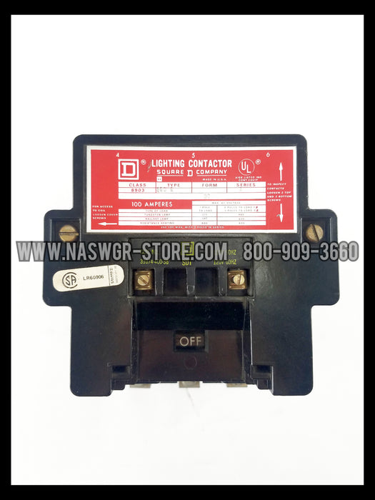 Square D 8903SQ02 Lighting Contactor