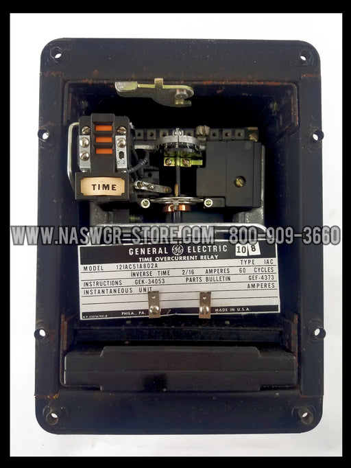 GE 12IAC51A802A Overcurrent Relay - 2/16 Amp