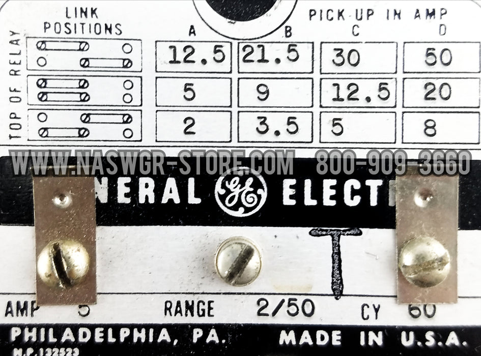 General Electric 12PVD11C11A Differential Voltage Relay