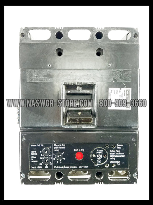 Westinghouse LCG3600 Molded Case Circuit Breaker - 450 Amp