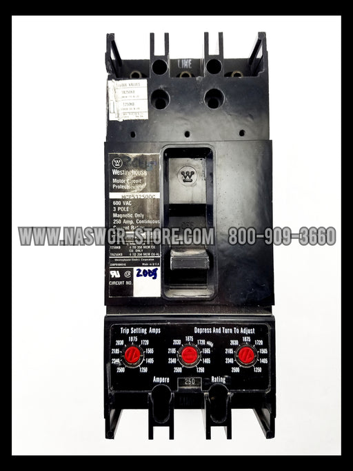 Westinghouse MCP532500C Molded Case Circuit Breaker - 250 Amp