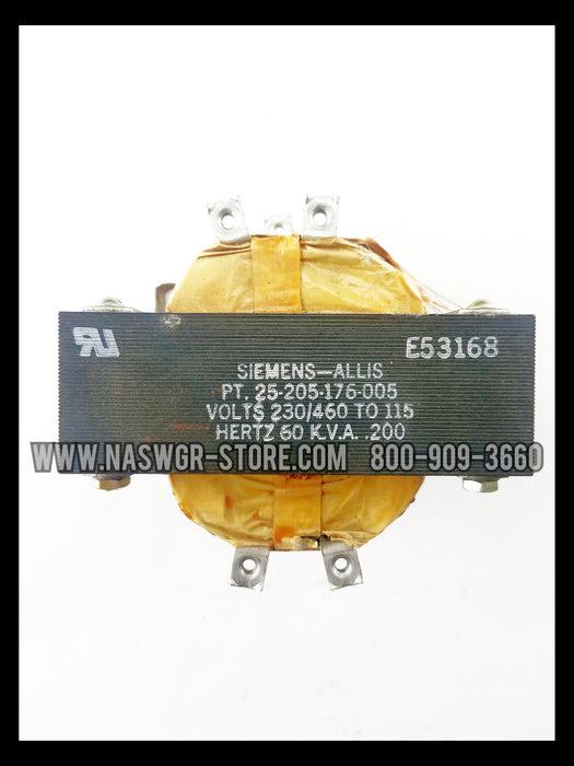 Siemens-Allis 25-205-176-005 Transformer