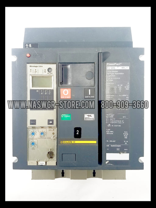 Square D PowerPact PJ 1200 Circuit Breaker ~ 1200 Amp